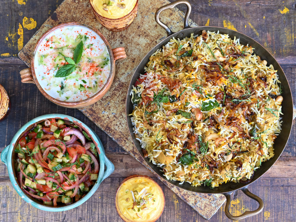 At Home: Indian Biryani Banquet