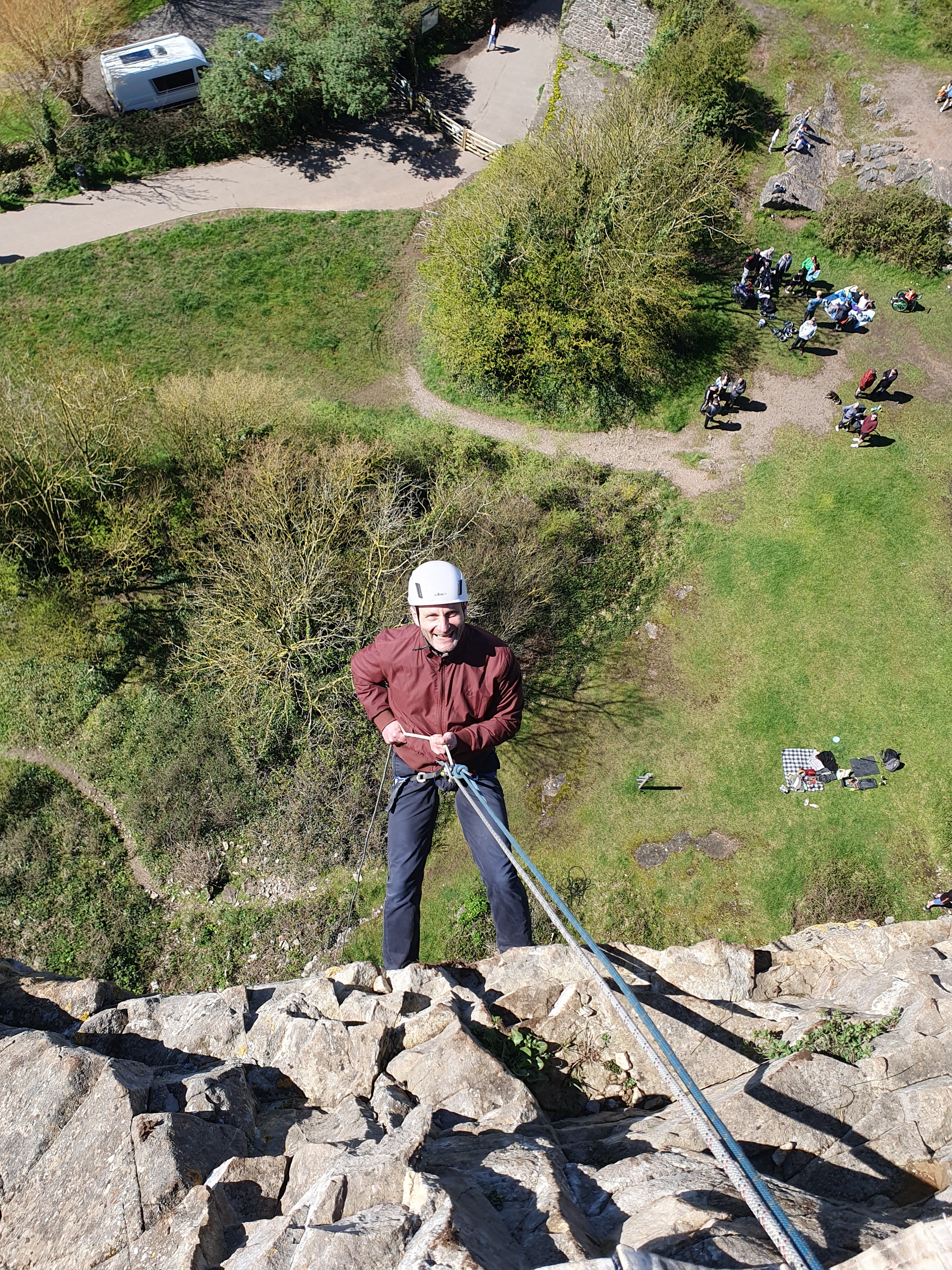 Abseiling, Weston-Super-Mare