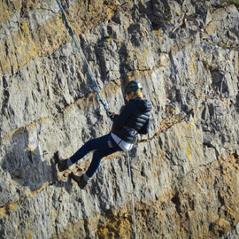 Abseiling, Weston-Super-Mare