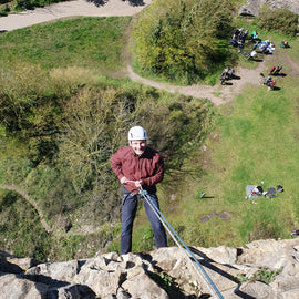 Abseiling, Weston-Super-Mare