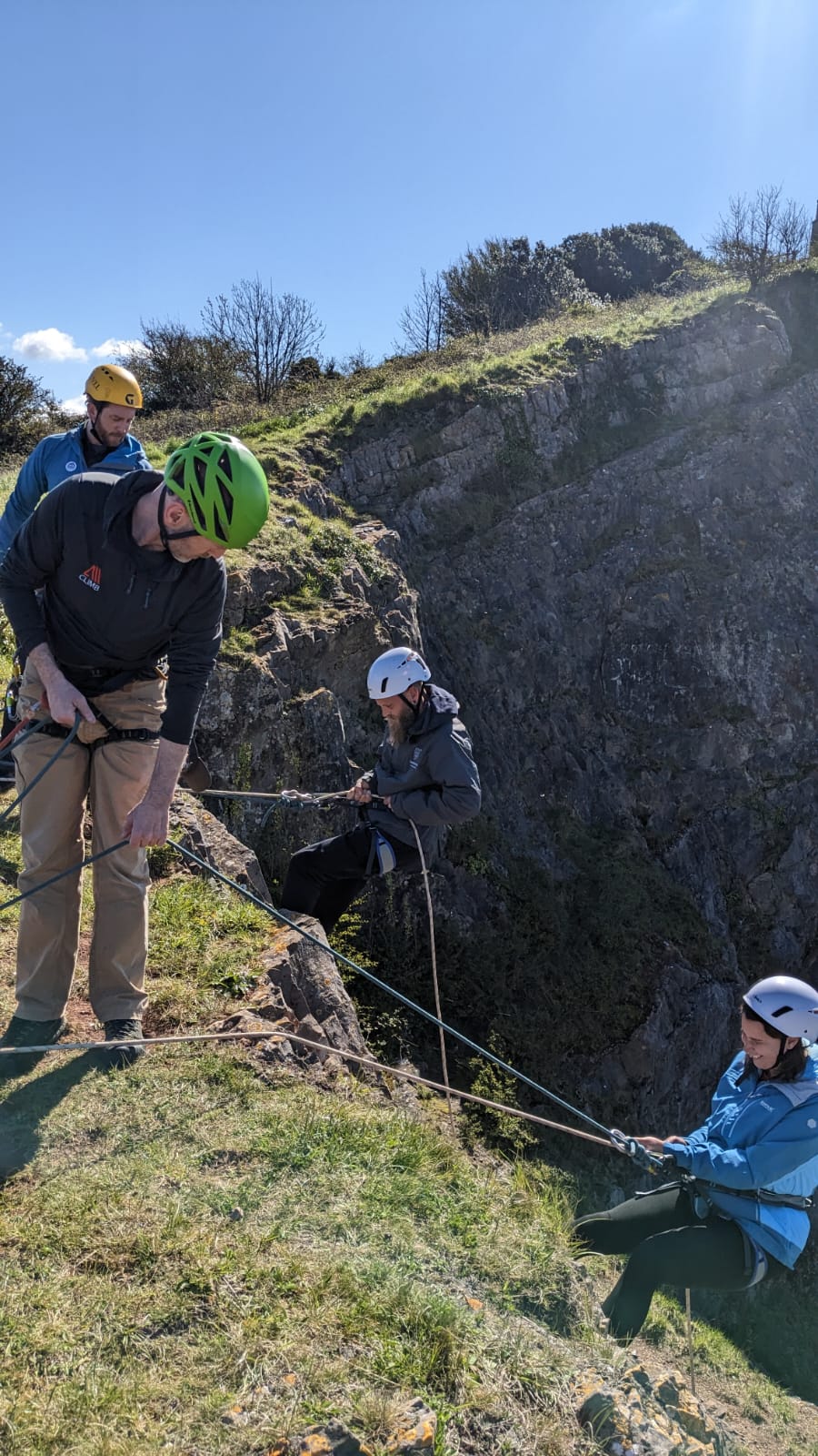 Abseiling, Weston-Super-Mare