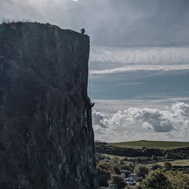 Abseiling, Weston-Super-Mare