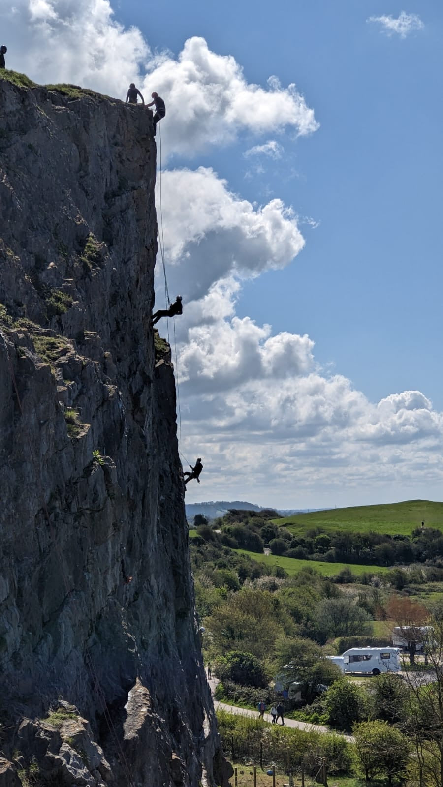 Abseiling, Weston-Super-Mare