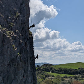 Abseiling, Weston-Super-Mare