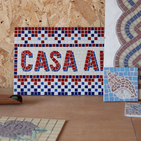 Mosaic Sign Workshop in Margate