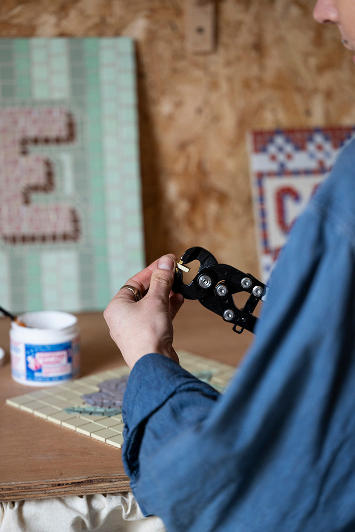 Mosaic Sign Workshop in Margate