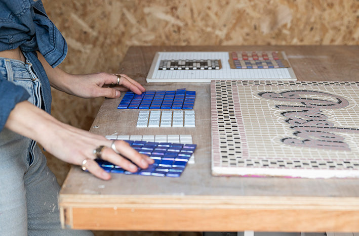 Mosaic Sign Workshop in Margate