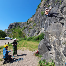 Up, Up and Up again - Avon Gorge Rock Climbing