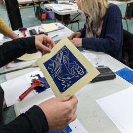 Lino Printing, Bristol