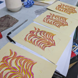 Lino Printing, Bristol