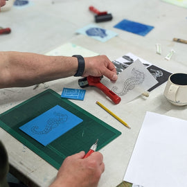 Lino Printing, Bristol