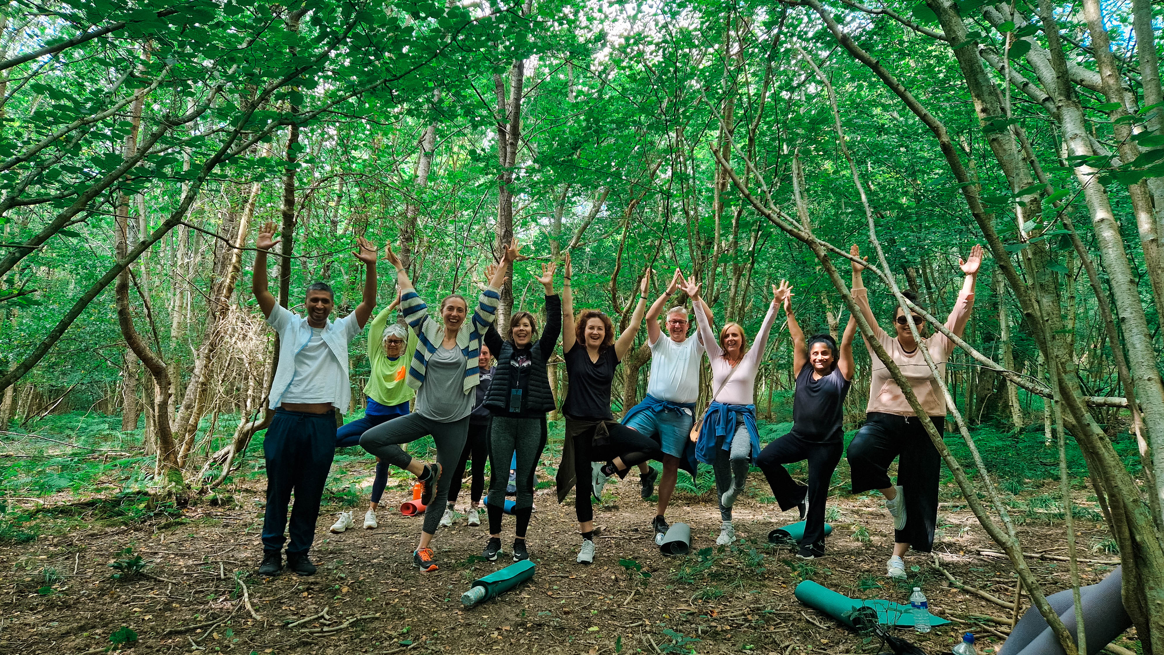 Yoga and Forest Bathing Day Retreat (nr Brighton)