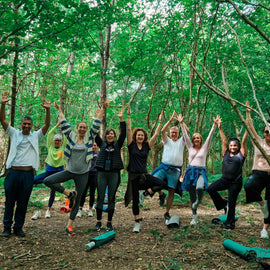 Yoga and Forest Bathing Day Retreat (nr Brighton)