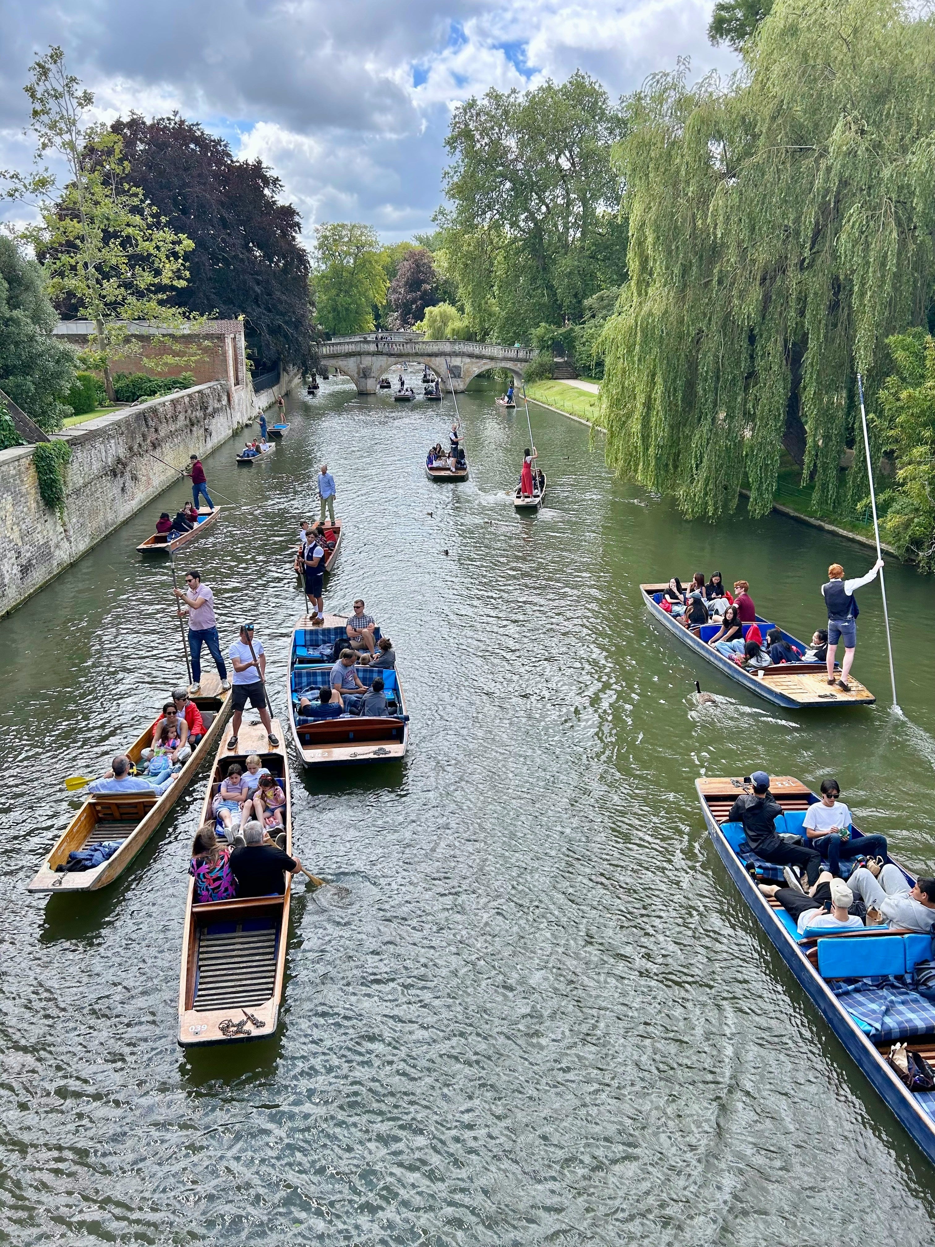 Historical Walking, Punting Tour: Cambridge