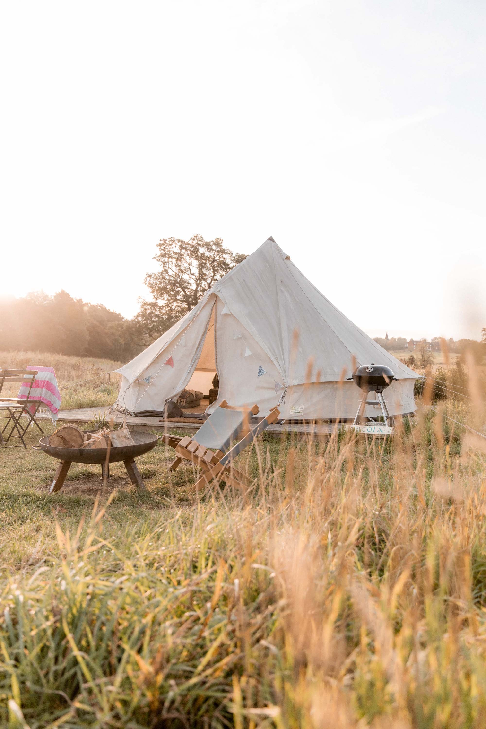 Glamping near London