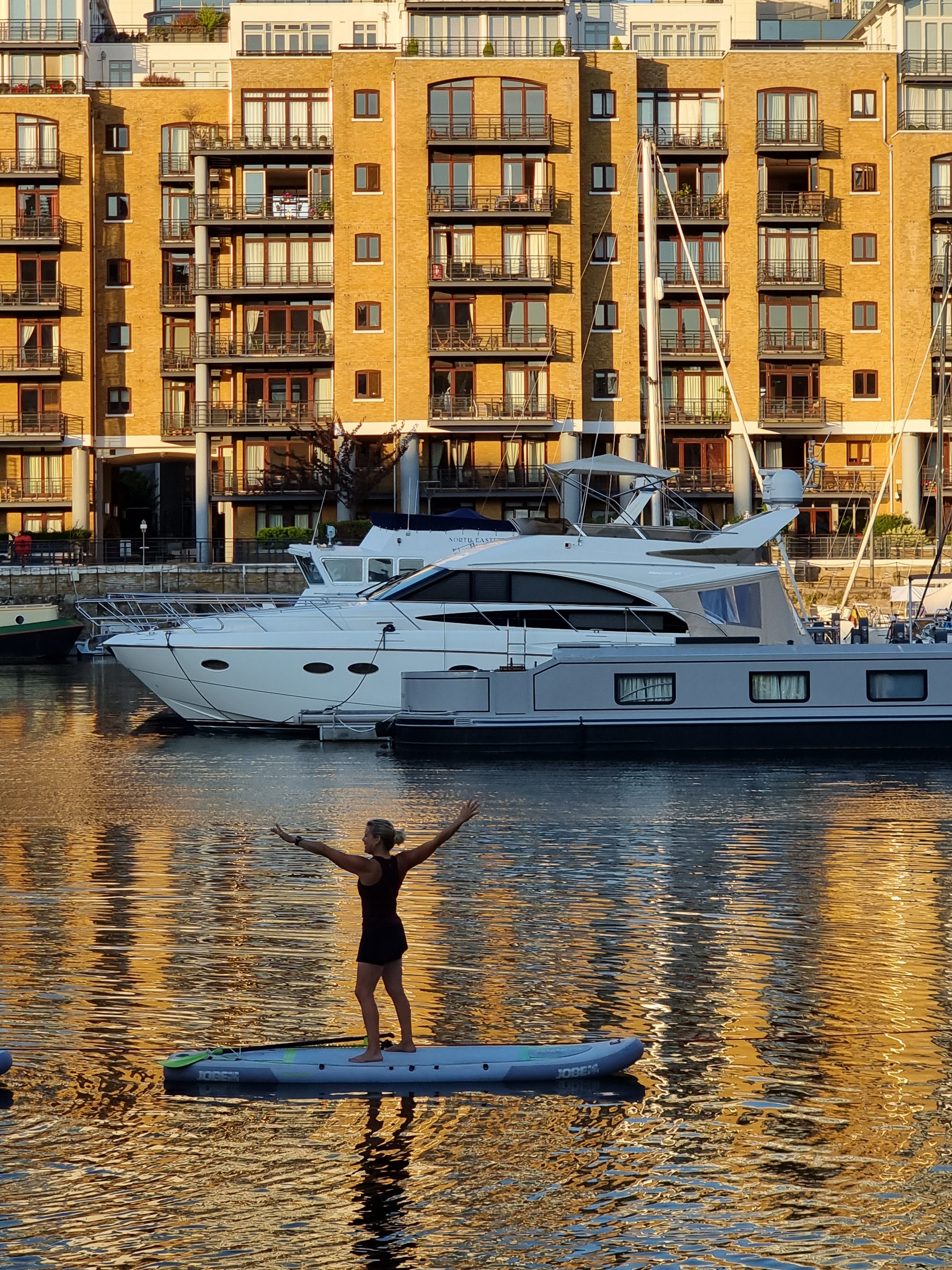 Paddleboarding Yoga