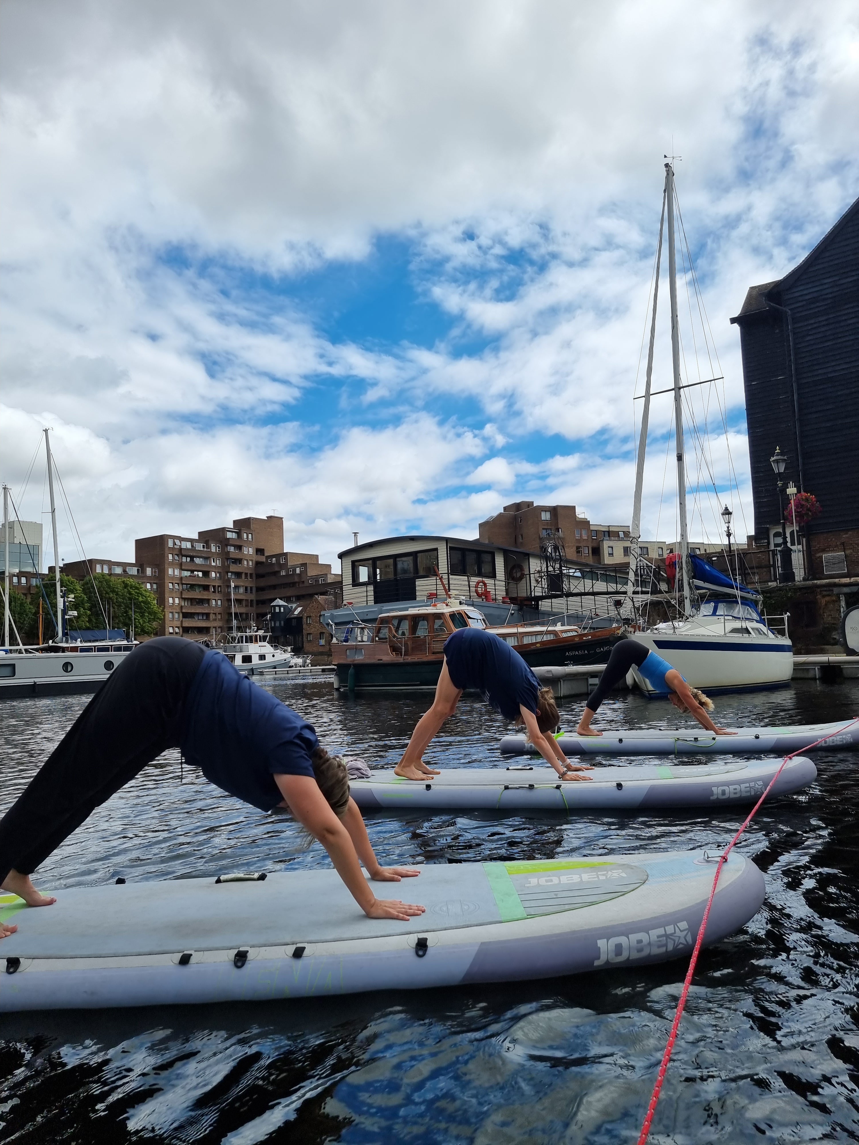 Paddleboarding Yoga