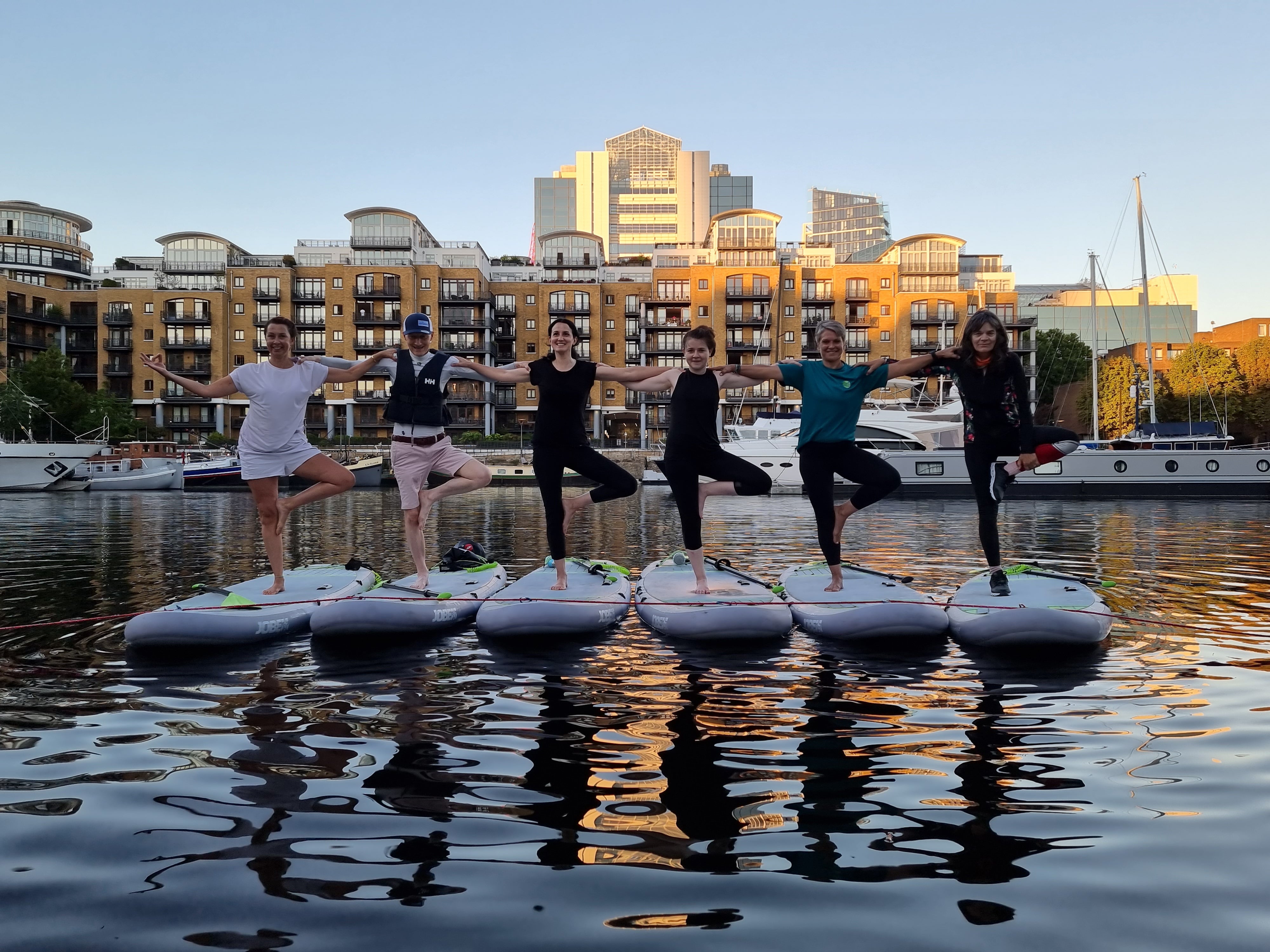 Paddleboarding Yoga