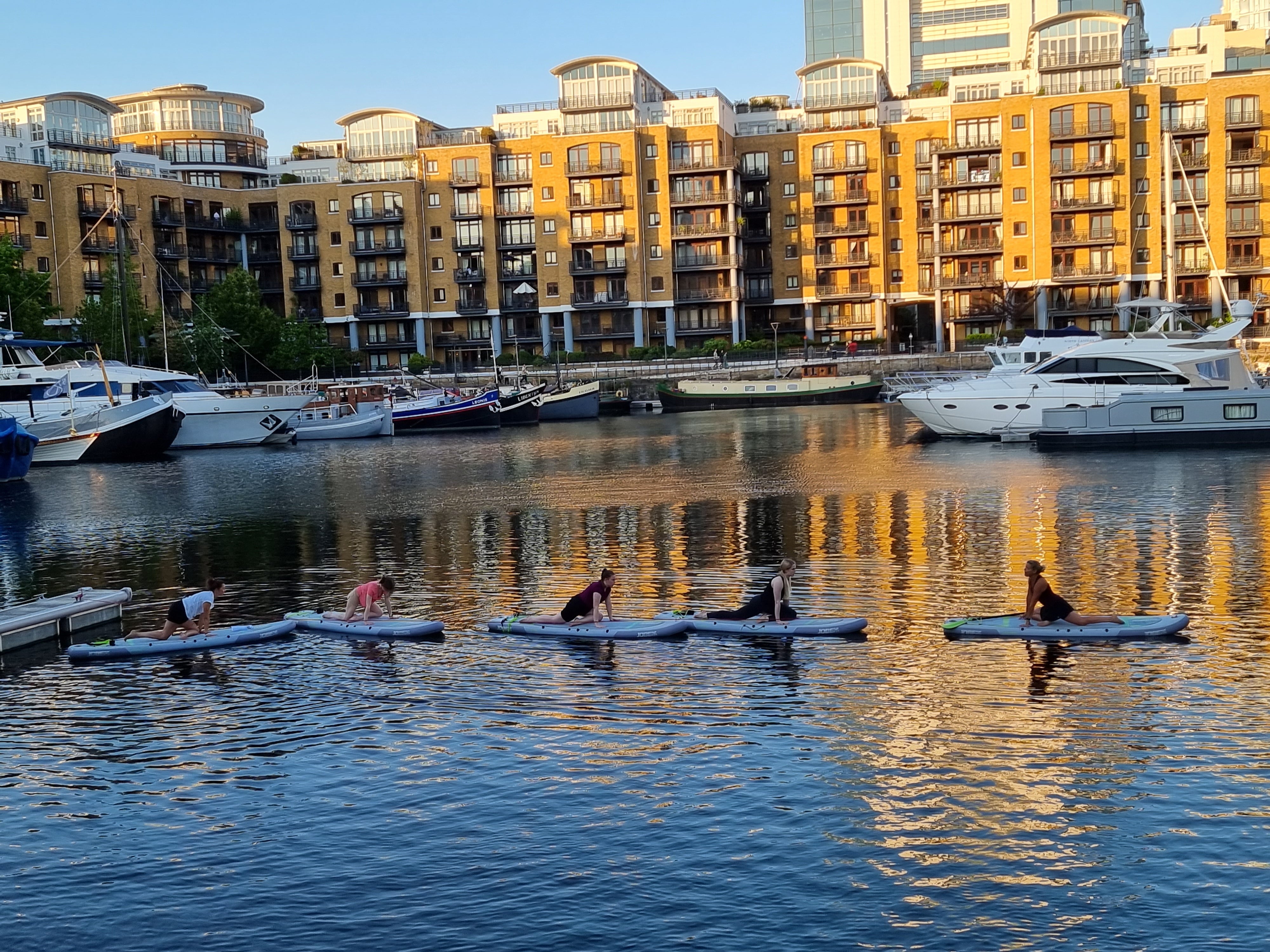 Paddleboarding Yoga