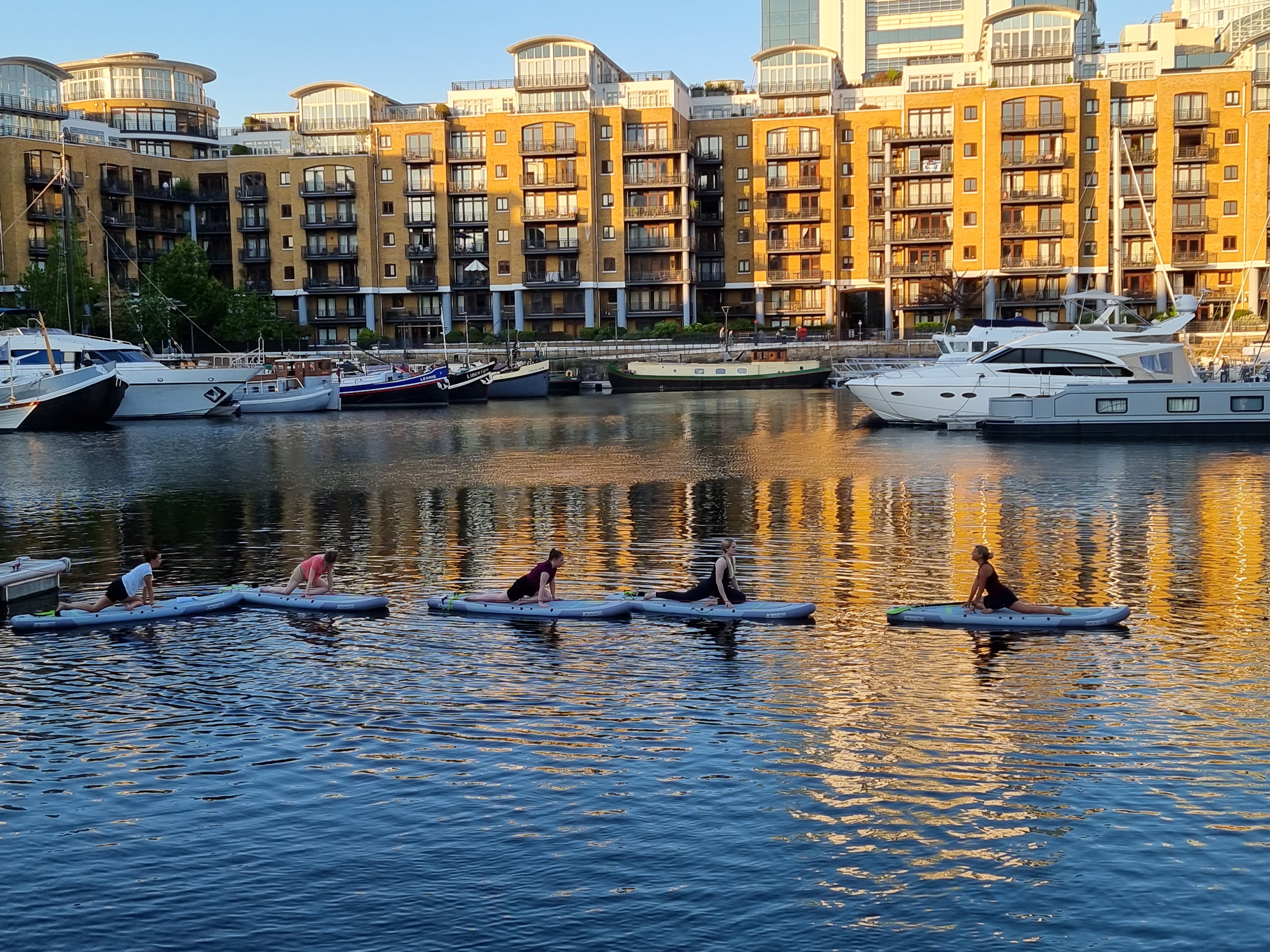 Paddleboarding Yoga