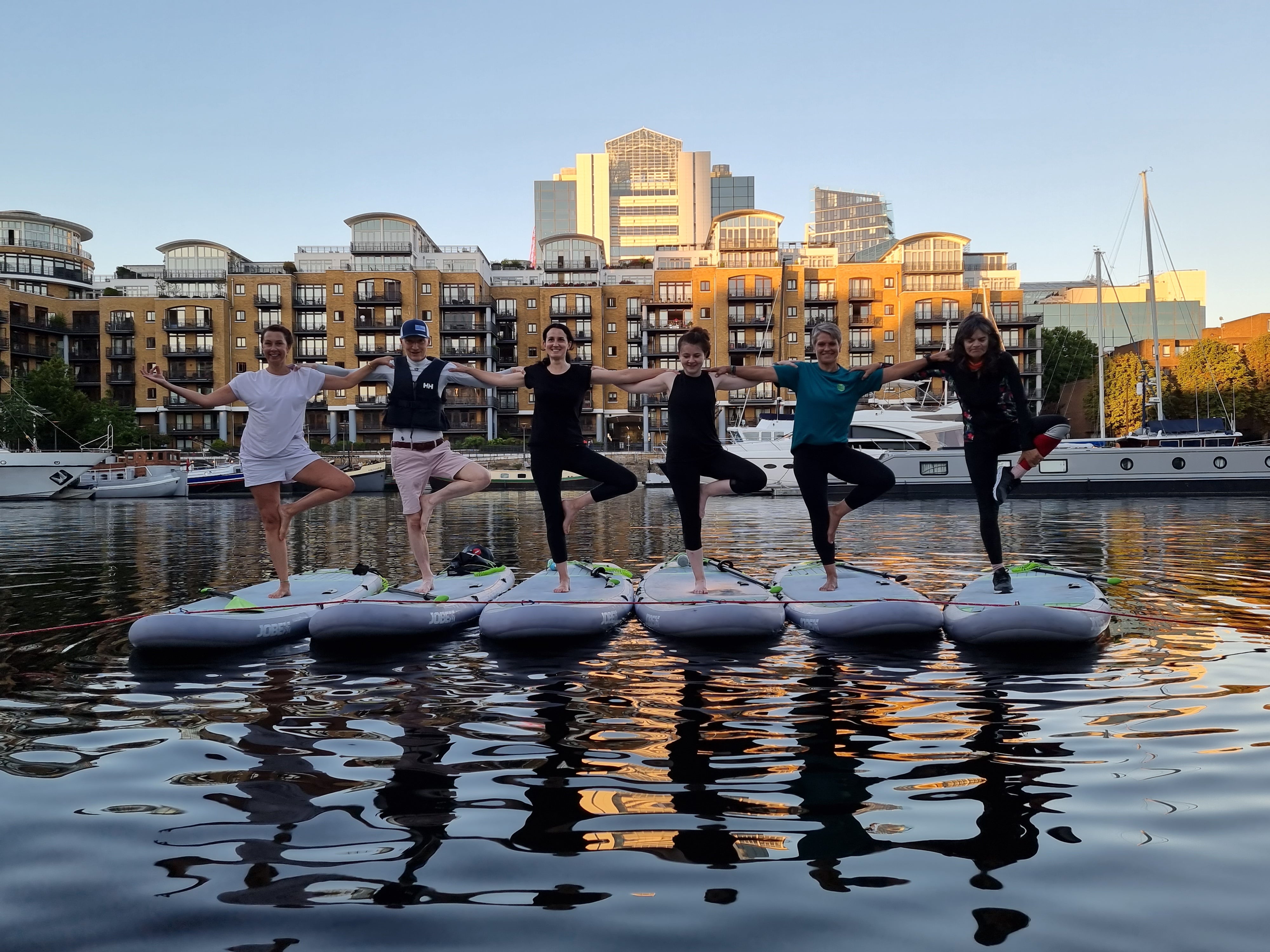 Paddleboarding Yoga