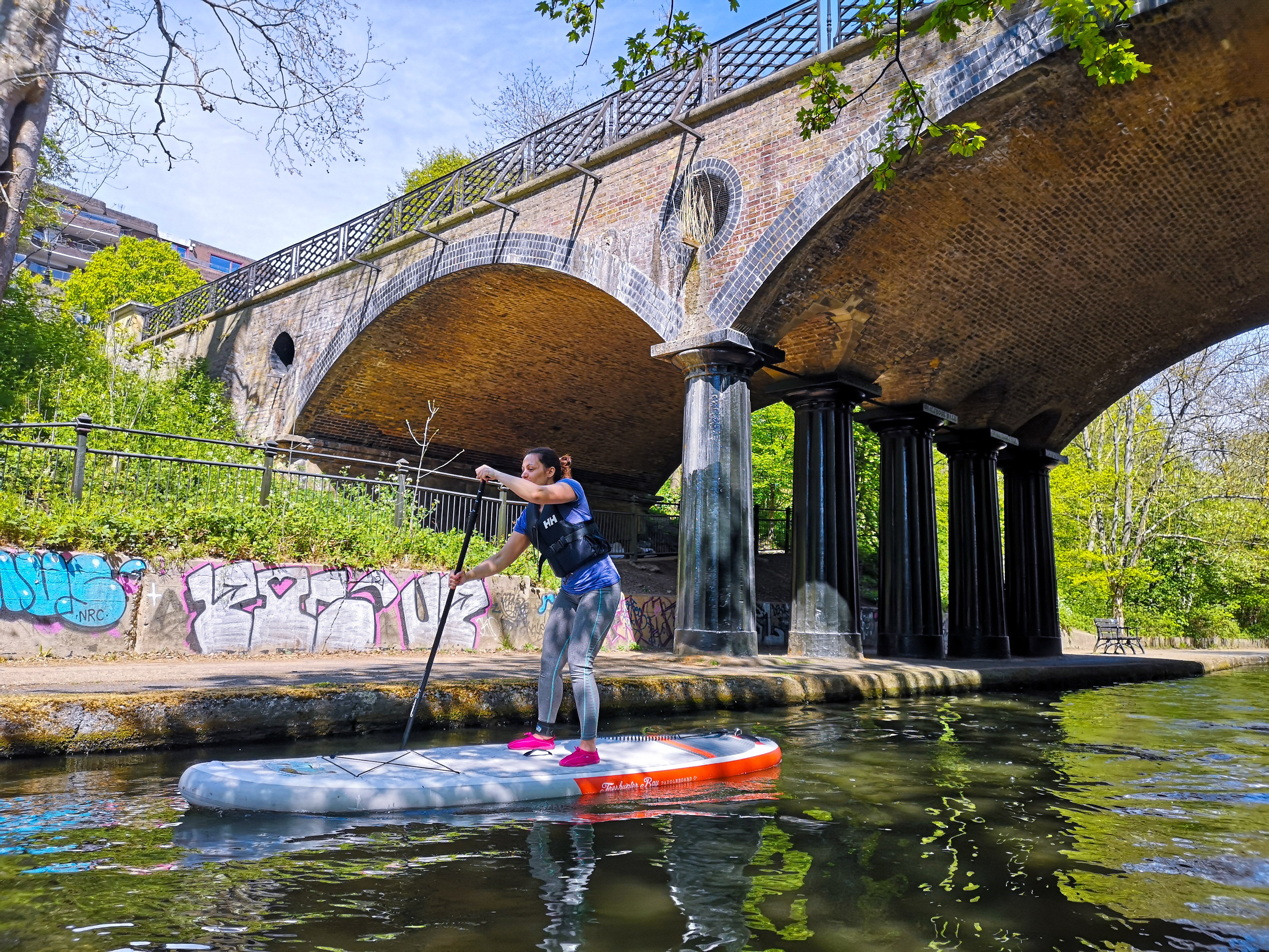 Paddleboarding in london